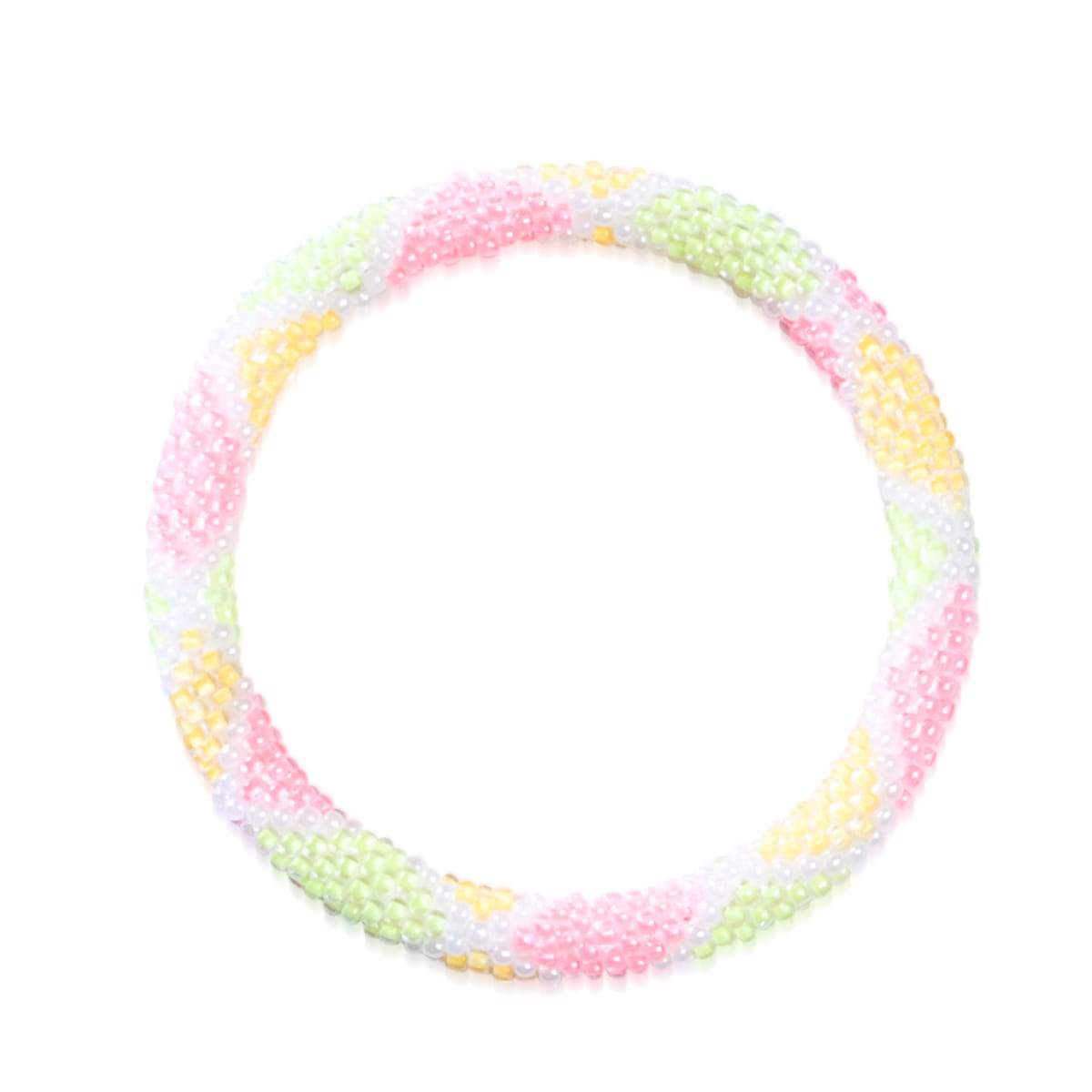 Melon Delight | Himalayan Glass Bead Bracelet